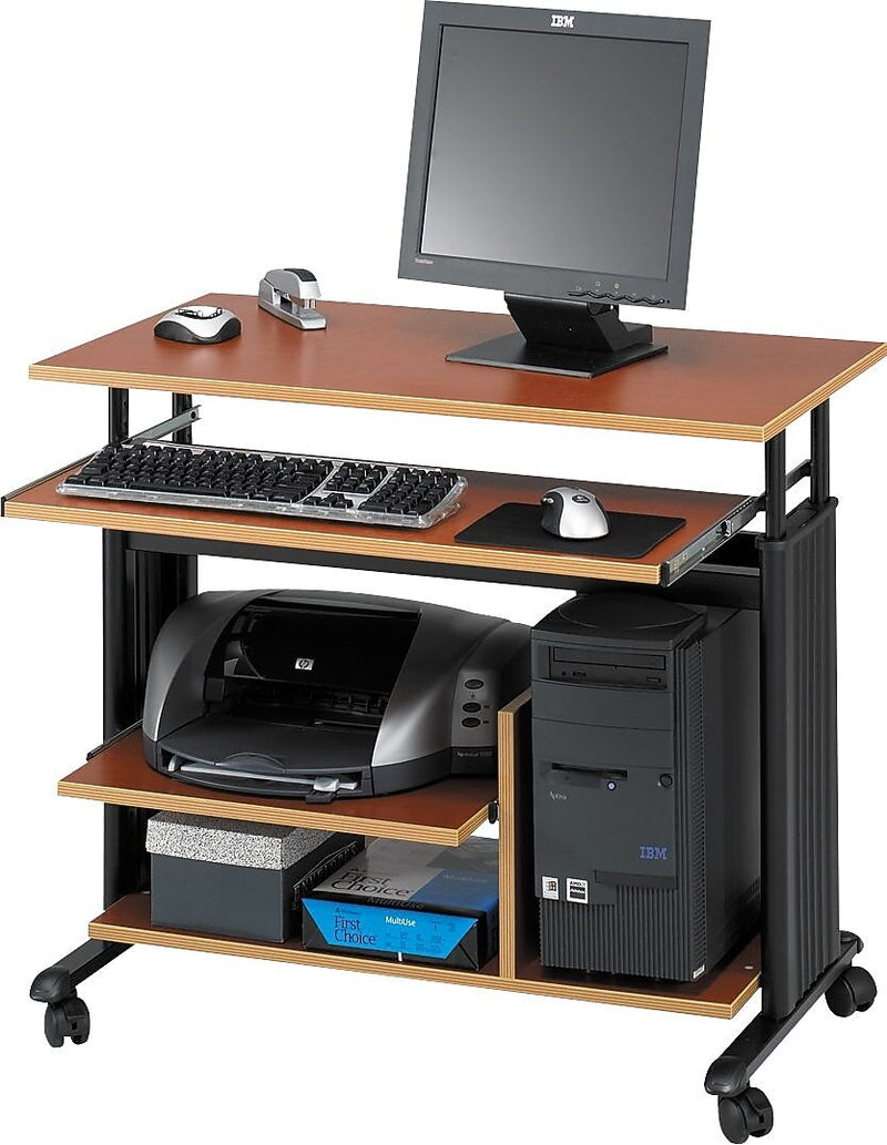 Safco Muv Mini Tower 36" Workstation Desk, Cherry (1927CY)