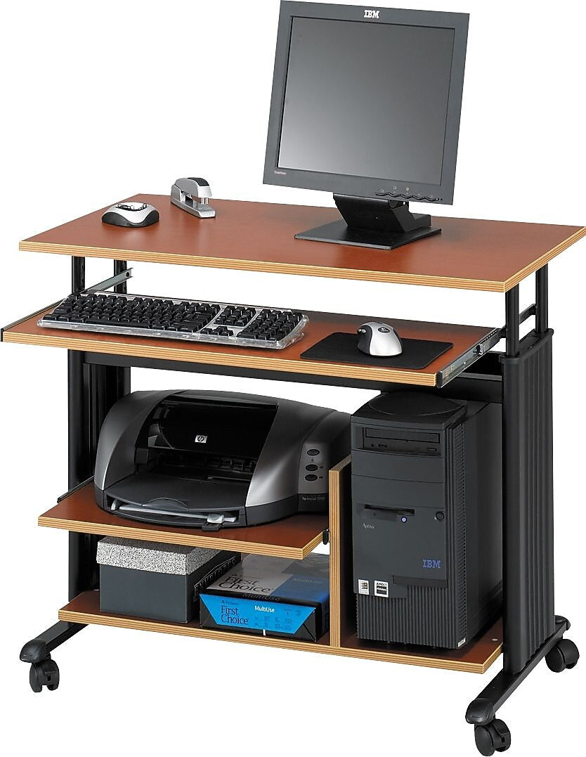 Safco Muv Mini Tower 36" Workstation Desk, Cherry (1927CY)