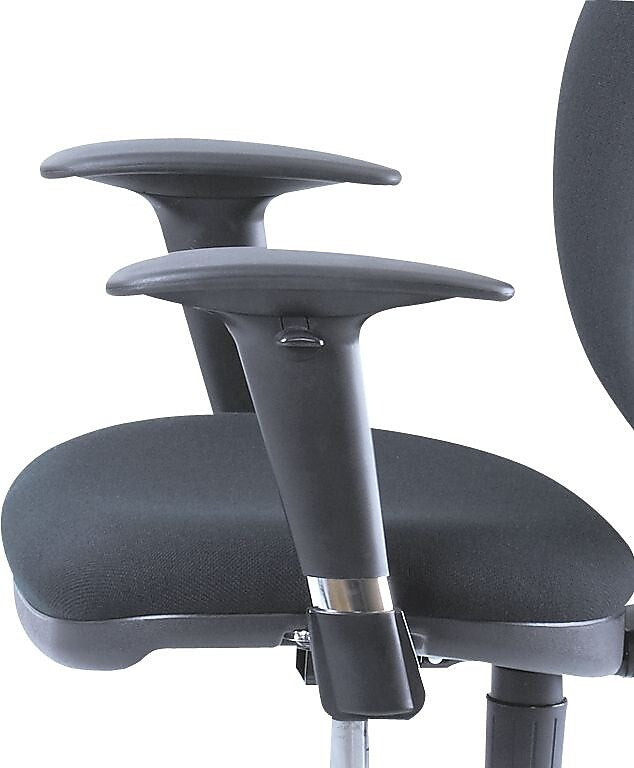 Safco Metro Adjustable Height Armrest, Black, Pair (3495BL)