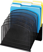 Safco® Onyx Mesh 8-Section Incline Organizer