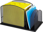 Safco® Onyx Mesh Hanging File with 2 Upright Section Organizer (SAF3259BL)