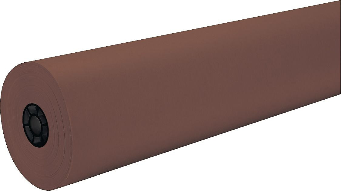 Decorol Flame-Retardant Art Roll, 36" x 1000', Dark Brown (101207)