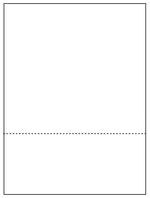 Laser Bond Custom-Cut Sheet Paper, 8.5" x 11", 20 lbs., White, 500 Sheets/Ream (30030/DPP851035)