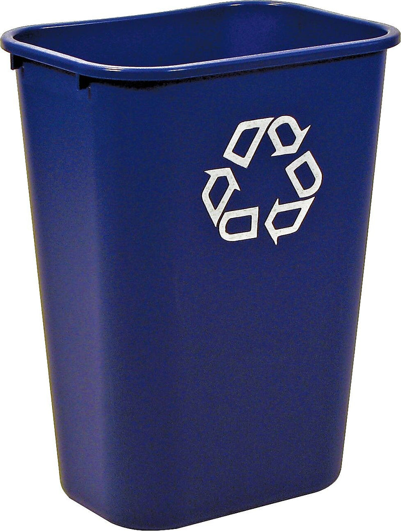 Rubbermaid Commercial Products Plastic Container, 10.25 Gal., Blue (FG295773BLUE)