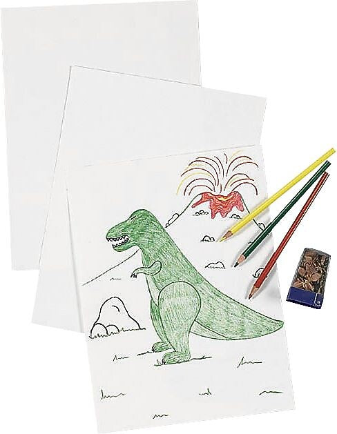Pacon Drawing Paper, 50-lb., White, 18"H x 12"W, 500 Sheets/Ream