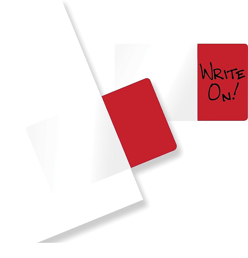 Redi-Tag® Easy-To-Read Self-Stick Index Tabs, Red, 50 Tabs/Pack
