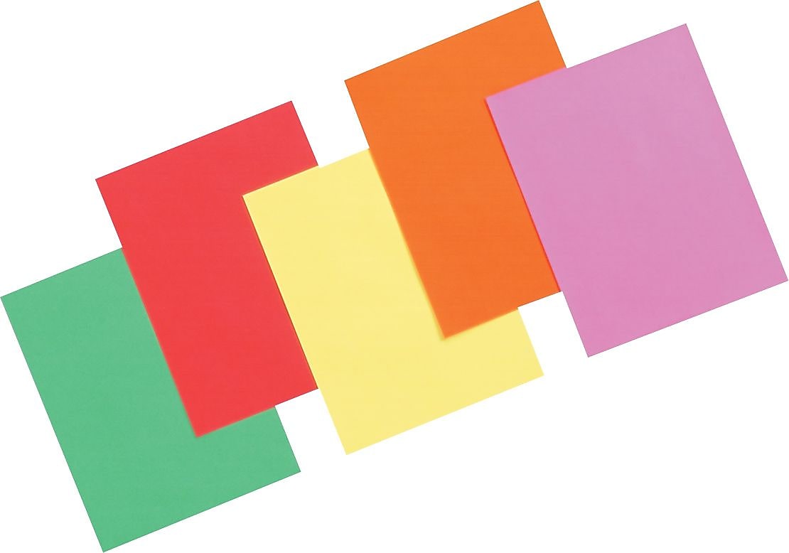 Pacon Array 8 1/2" x 11" Color Copy Paper, Assorted Colors, 24 lbs., 500 Sheets/Ream (P101105)
