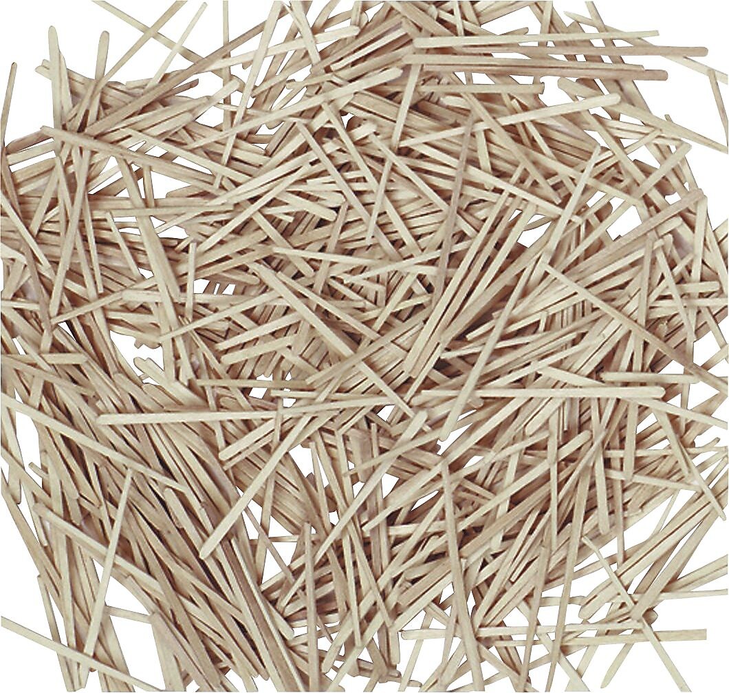 Chenille Kraft Company Flat Wood Toothpicks, Natural, 2,500/Pk (3690-01)