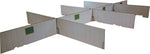 Screenflex® 13-Panel FREEstanding™ Portable Room Dividers, 6'H x 24'1"L, Grey
