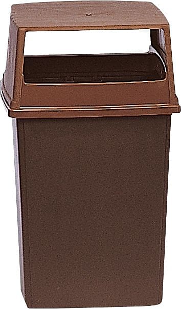 Rubbermaid Glutton Container Base, Brown, 56 Gal. (FG256B00BRN)