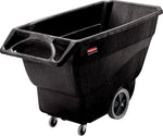 Rubbermaid® Commercial Structural Foam Tilt Truck, 152 Gallon/600 lb Capacity, Black (FG101100BLA)