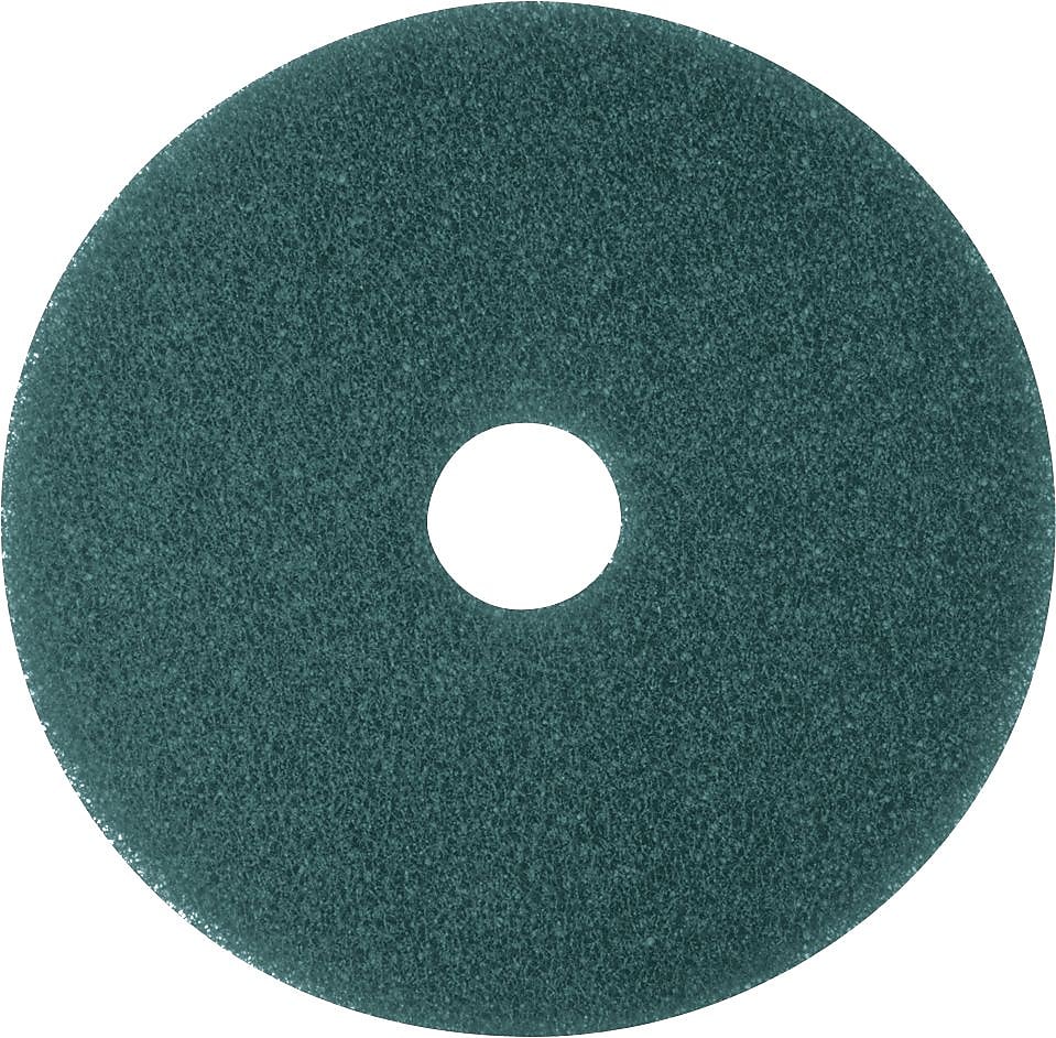 3M Low-Speed Floor Pad, Cleaning Pad 5300, Blue, 21", 5/Ct
