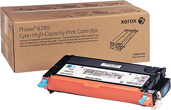 Xerox 106R01392 Cyan High Yield Toner Cartridge