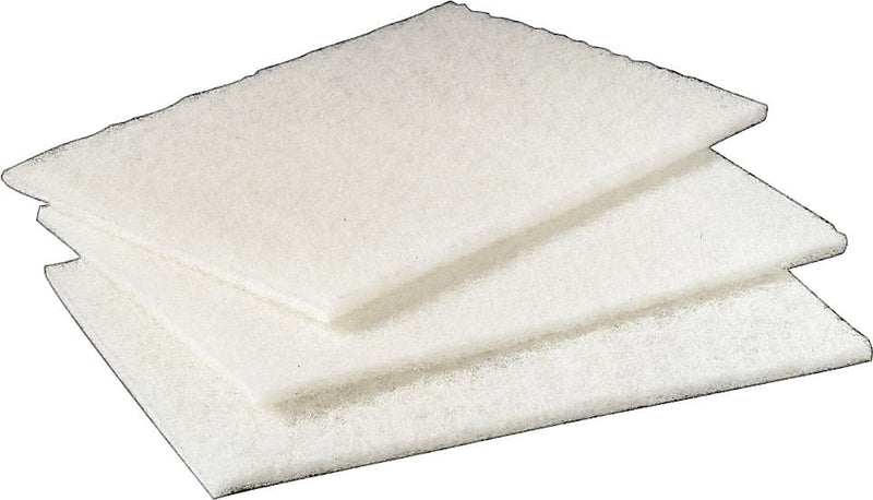 Scotch-Brite White Light Duty Cleansing Pad, 60/Carton (98)