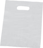 9" x 12" Plastic Shopping Bags, Frosted, 500/Carton (53-0912-FHDC)