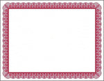 Great Papers Certificates, 8.5" x 11", Red/White, 100/Pack (961034S)