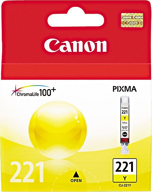 Canon 221 Yellow Standard Yield Ink Cartridge   (2949B001)