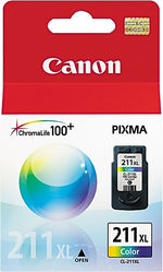Canon 211XL Tri-Color High Yield Ink Cartridge (2975B001)