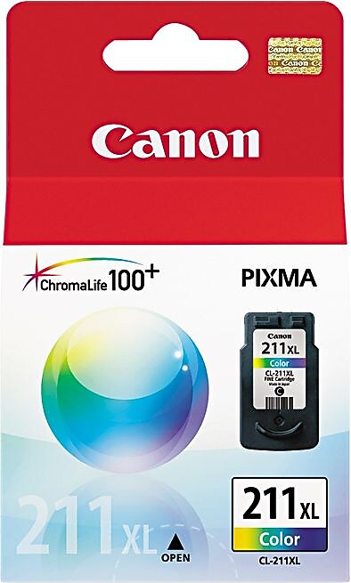 Canon 211XL Tri-Color High Yield Ink Cartridge (2975B001)