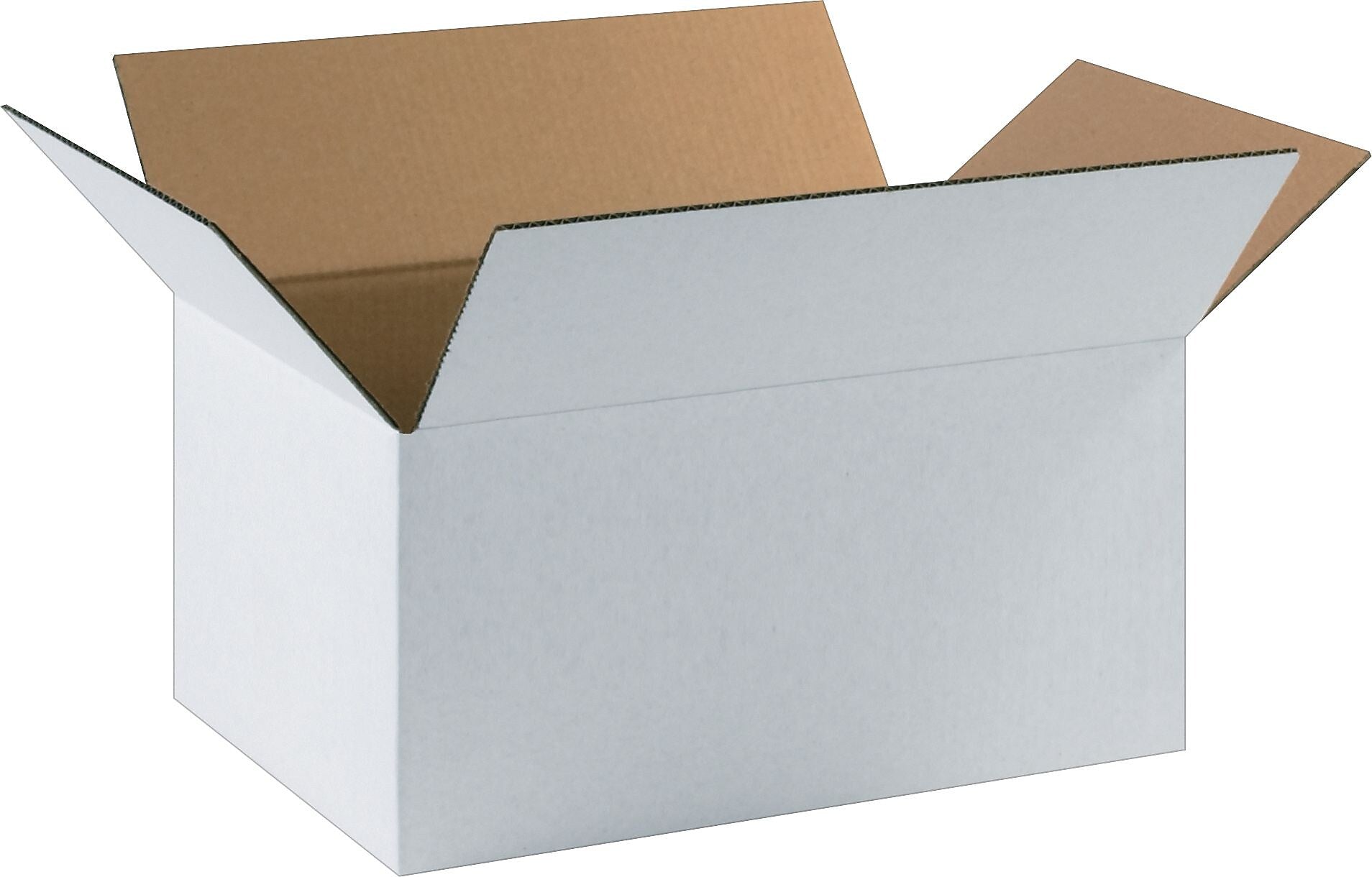 17.25" x 11.5" x 8" Shipping Boxes, 32 ECT, White, 25/Bundle (17118W)