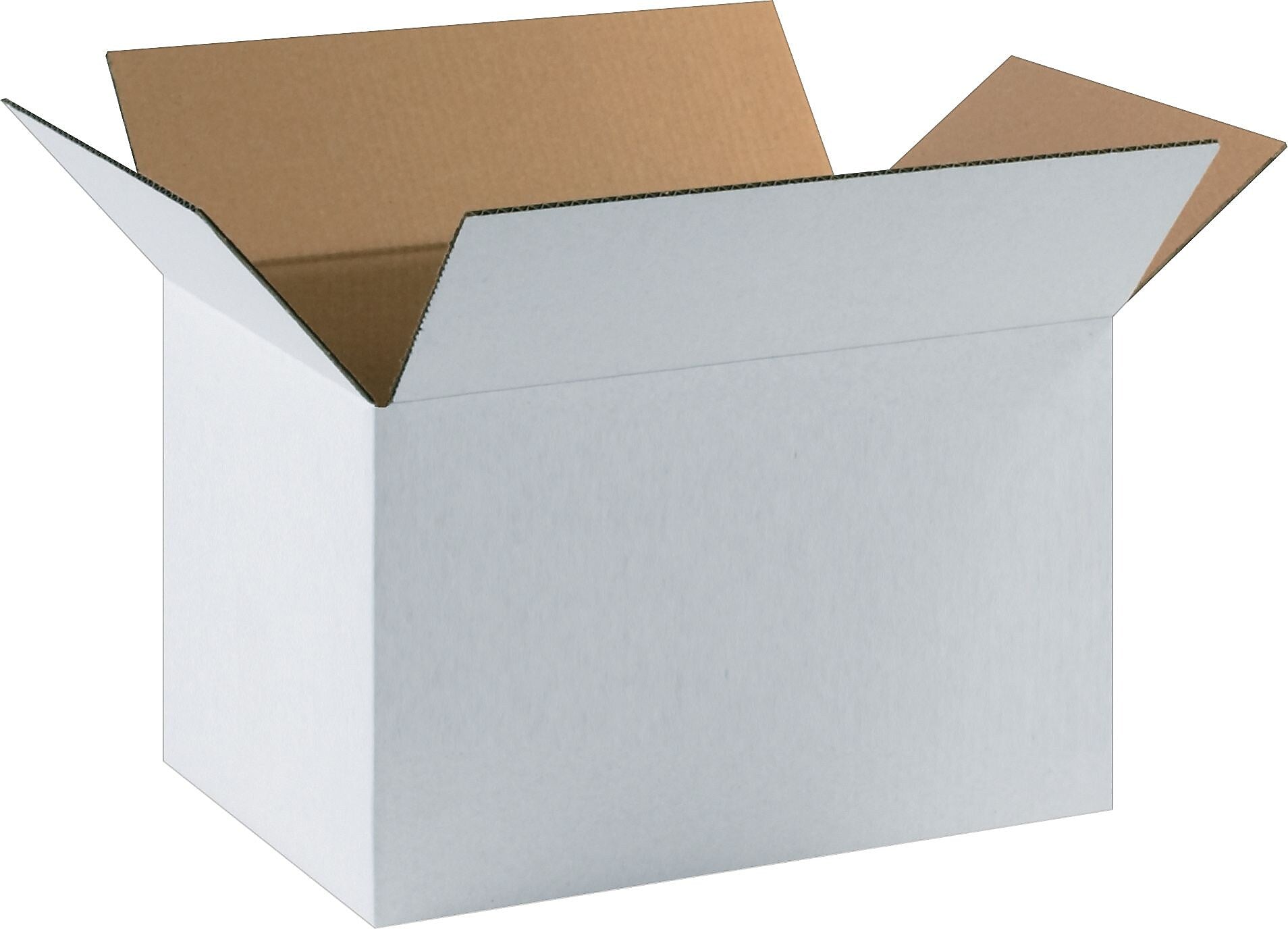 17.25" x 11.25" x 10" Shipping Boxes, 32 ECT, White, 25/Bundle (171110W)