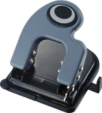 Officemate Desktop 2-Hole Punch, 25 Sheet Capacity, Black/Gray/Green (90134)