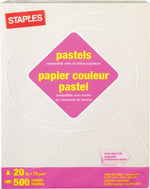 Staples 30% Recycled Copy Colored Paper, 20 lbs., 8.5" x 11", Cream, 600,000 Sheets/Pallet (CREAMPALLET01)