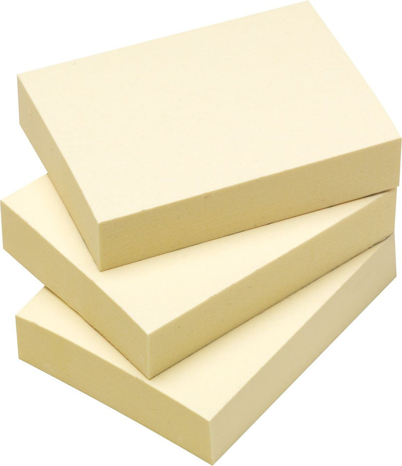 Staples® Sticky Notes, 1 1/2" x 2", Yellow, 100 Sheets/Pad, 432 Pads/Carton (MMMS152YR12CT)