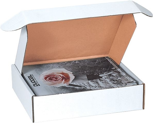 18" x 12" x 4", Deluxe Literature Mailers , White,25/Bundle (MFL18124)