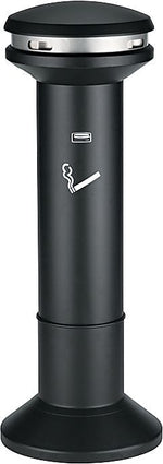 Rubbermaid Infinity Stainless Steel Ash Urn, Black, 6.7 gal. (FG9W3400BLA)