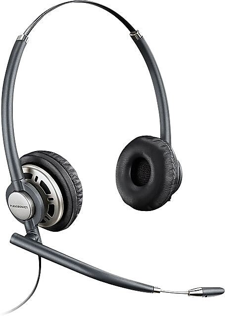 Poly Encore Pro HW720 Wired Noise Canceling Stereo Phone & Computer Headset  (805H6AA#ABA)