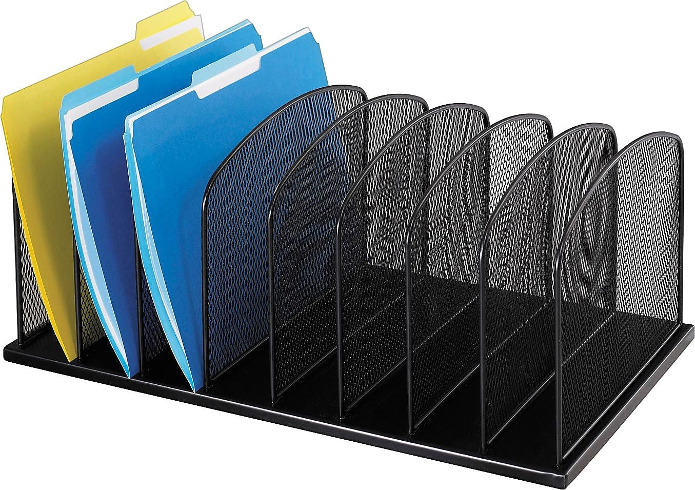 Safco® Onyx Mesh 8-Section Upright Organizer