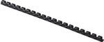 Fellowes 1/4" Plastic Binding Spine Comb, 20 Sheet Capacity, Navy, 100/Pack (52502)