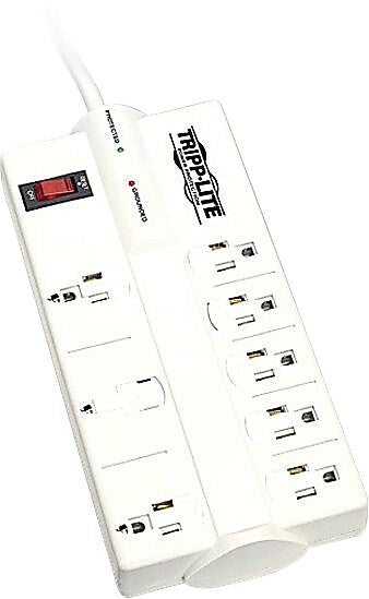 Tripp Lite 8 Outlet Surge Suppressor, 8' Cord, 1500 Joules (TLP808)