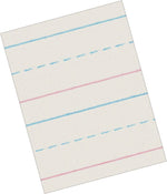 Pacon Zaner-Bloser Picture Story Paper, 12" x 18", 5/8" Ruled, White, 250 Sheets/Pack (PACZP2694)