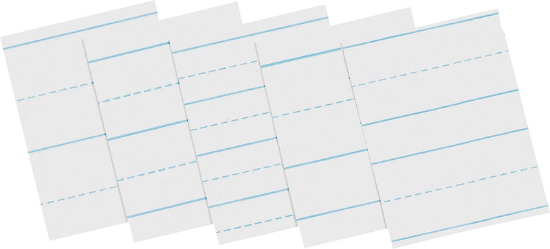 Pacon Skip-A-Line Newsprint, 11" x 8.5", Ruled, 500 Sheets/Ream