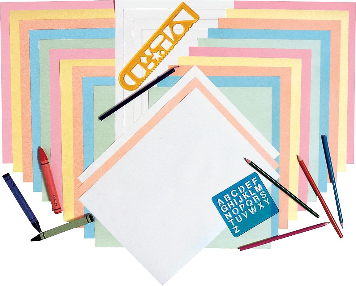 Pacon Newsprint, White, Blank Ruled, 12" x 9", 500 Sheets/Pk