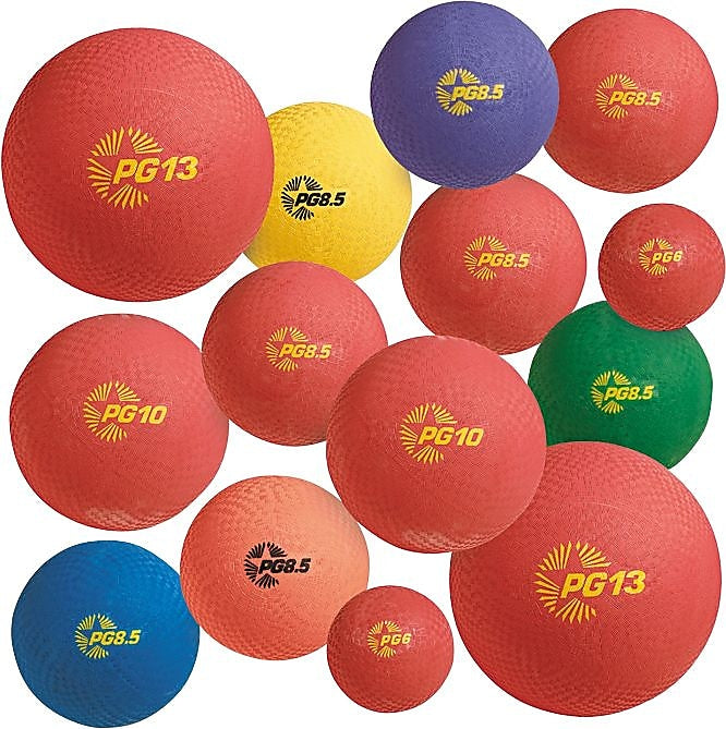 Champions Playground Ball Set, Multi-Size/Multicolor, 12/Set (CHUUPGSET1)