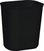 Rubbermaid Fire-Resistant Wastebasket, 3 1/2 Gallon, Black, 12 1/4"H x 11 1/8"W x 8 1/4"D