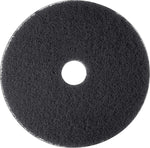 3M Black Stripper Pad, 20", 5/case (7200)