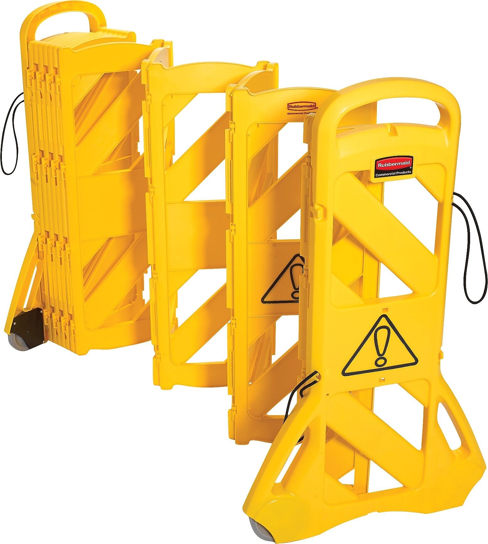 Rubbermaid 13" Expanding Barrier, Yellow (FG9S1100YEL)