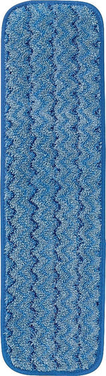 Rubbermaid Hygen Microfiber 18" Wet Mop Pad, Blue (FGQ41000BL00)