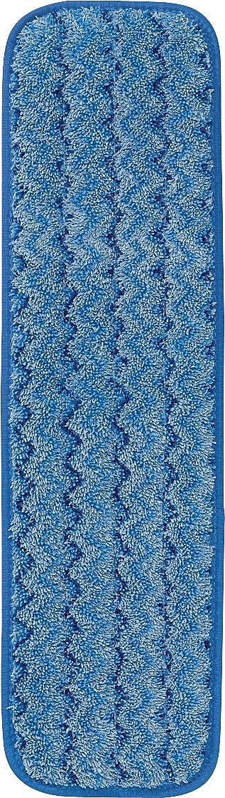 Rubbermaid Hygen Microfiber 18" Wet Mop Pad, Blue (FGQ41000BL00)