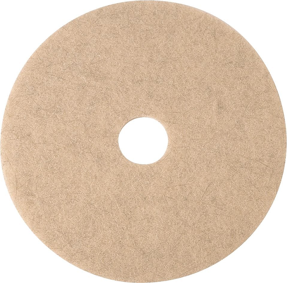 3M 27" Burnish Floor Pad, Tan, 5/Carton (3500-27)