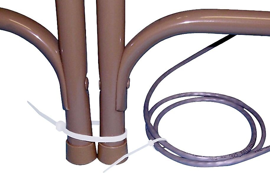 Tatco Nylon Cable Ties, Natural, 1/16"W x 4"L, 18 lb., 1,000/Pack (TCO22100)