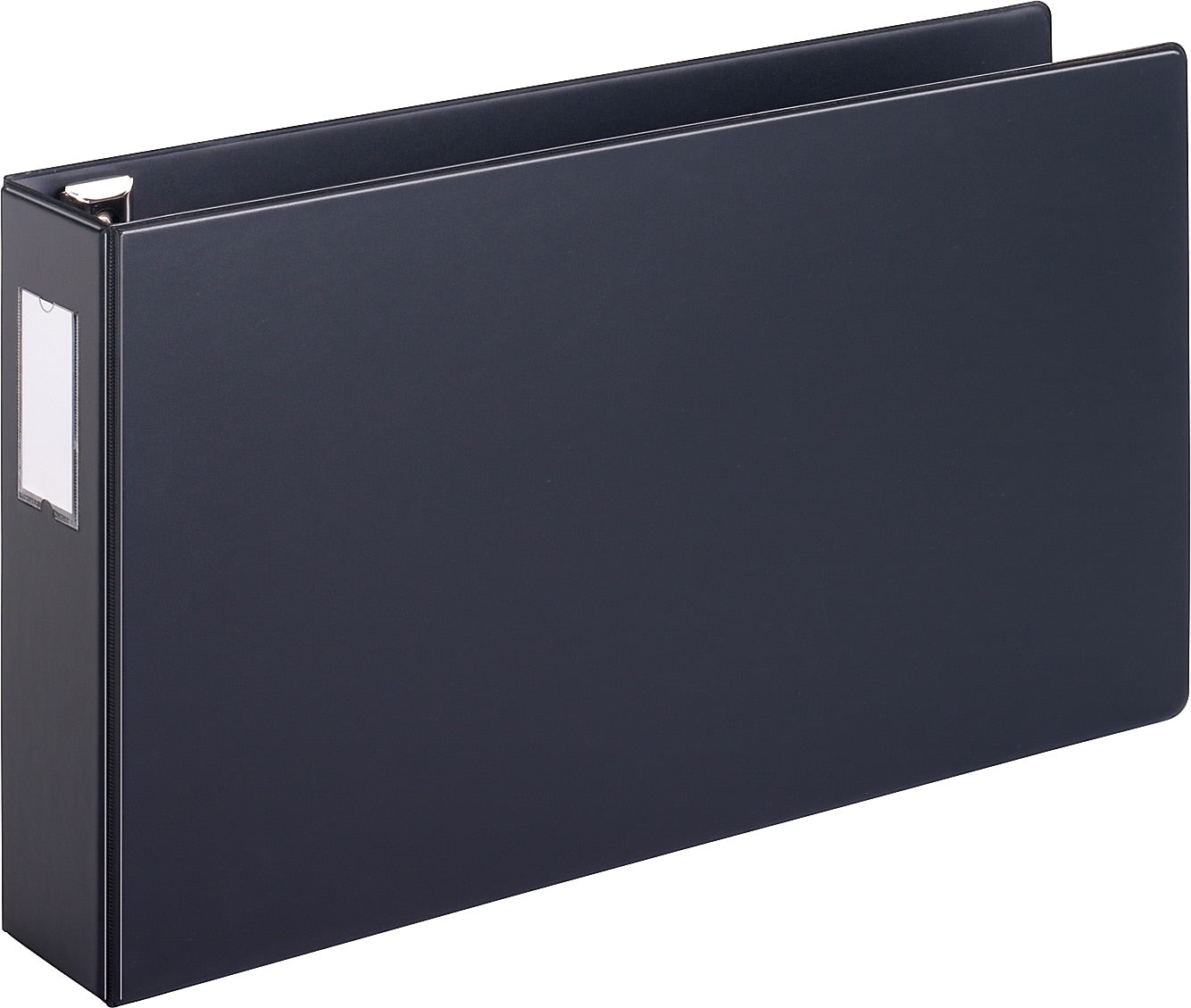 Cardinal EasyOpen Tabloid Slant-D Reference Heavy Duty 3" 3-Ring Non-View Binders, D-Ring, Black (12142V3)