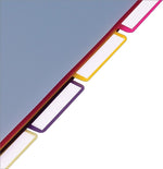 Cardinal Blank Dividers, 5-Tab, Assorted Colors, Set (CRD 84250)