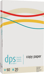 DPS by Staples Multiuse Paper, 20lb., 92 Bright, 8 1/2" x 14", 5,000/Case (DPS08514)