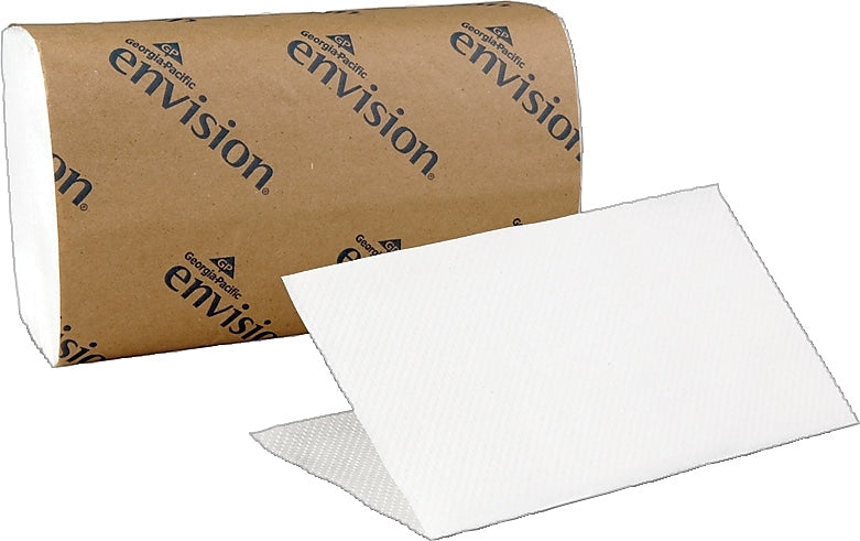 Pacific Blue Basic Recycled Single Fold Paper Towels, 1-ply, 250 Sheets/Pack, 16 Packs/Carton (20904)