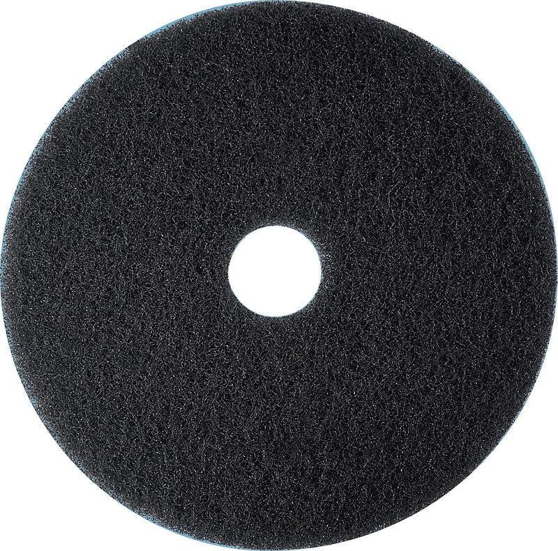 3M Low-Speed, Black Stripping Pad 7200, 16", 5/Carton (720016)